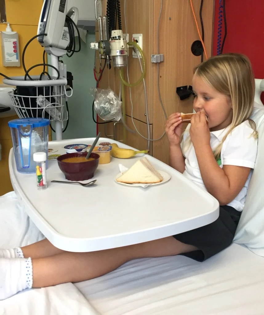 Ruby in hospital